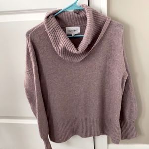 Cowl-neck plum colored sweater, never worn